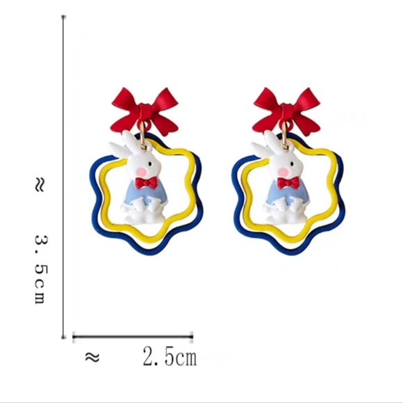 2/$30 Little Rabbits earrings - Picture 3 of 4